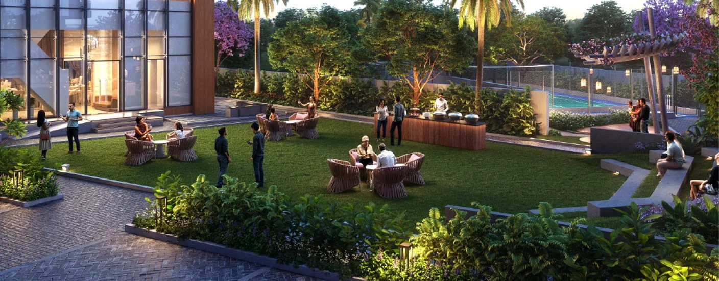 Balaji Oriana World Tathawade Party Lawn Image